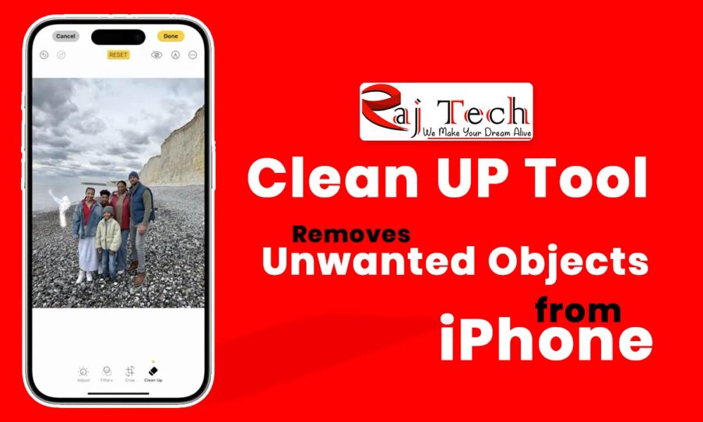 Clean UP Tool Removes Any Objects From Photos on iOS 18