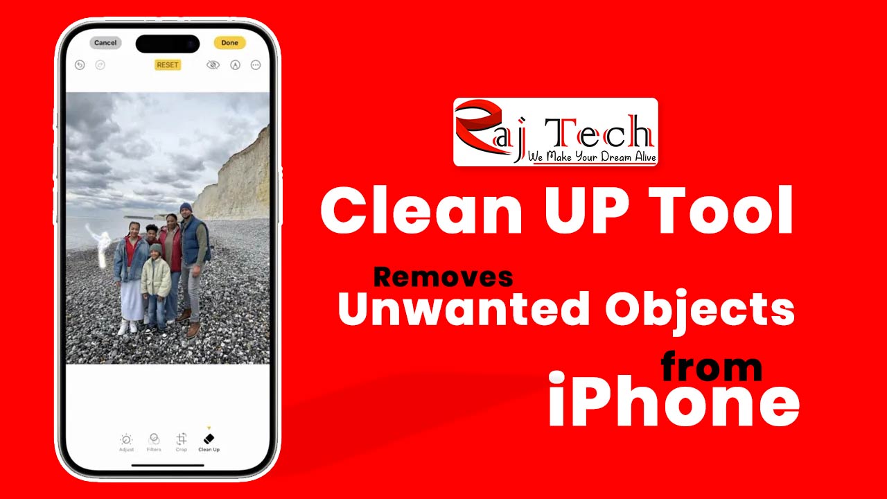 Clean UP Tool Removes Any Objects From Photos on iOS 18