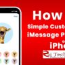 Simple Customize iMessage Profile on your iPhone