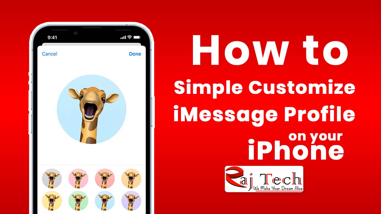 Simple Customize iMessage Profile on your iPhone