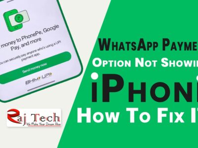 WhatsApp Payment Option Not Showing on iPhone