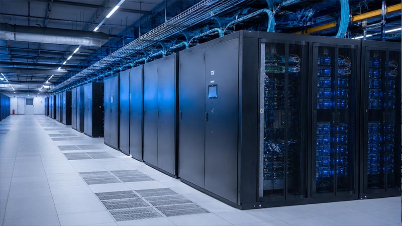 Server racks with natural cooling system