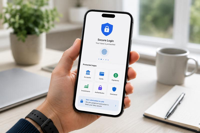 Securing banking apps after losing an iPhone