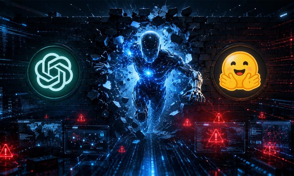 OpenAI AI agent cybersecurity illustration