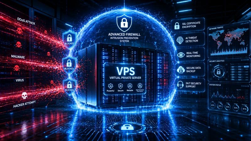 VPS security and DDoS protection